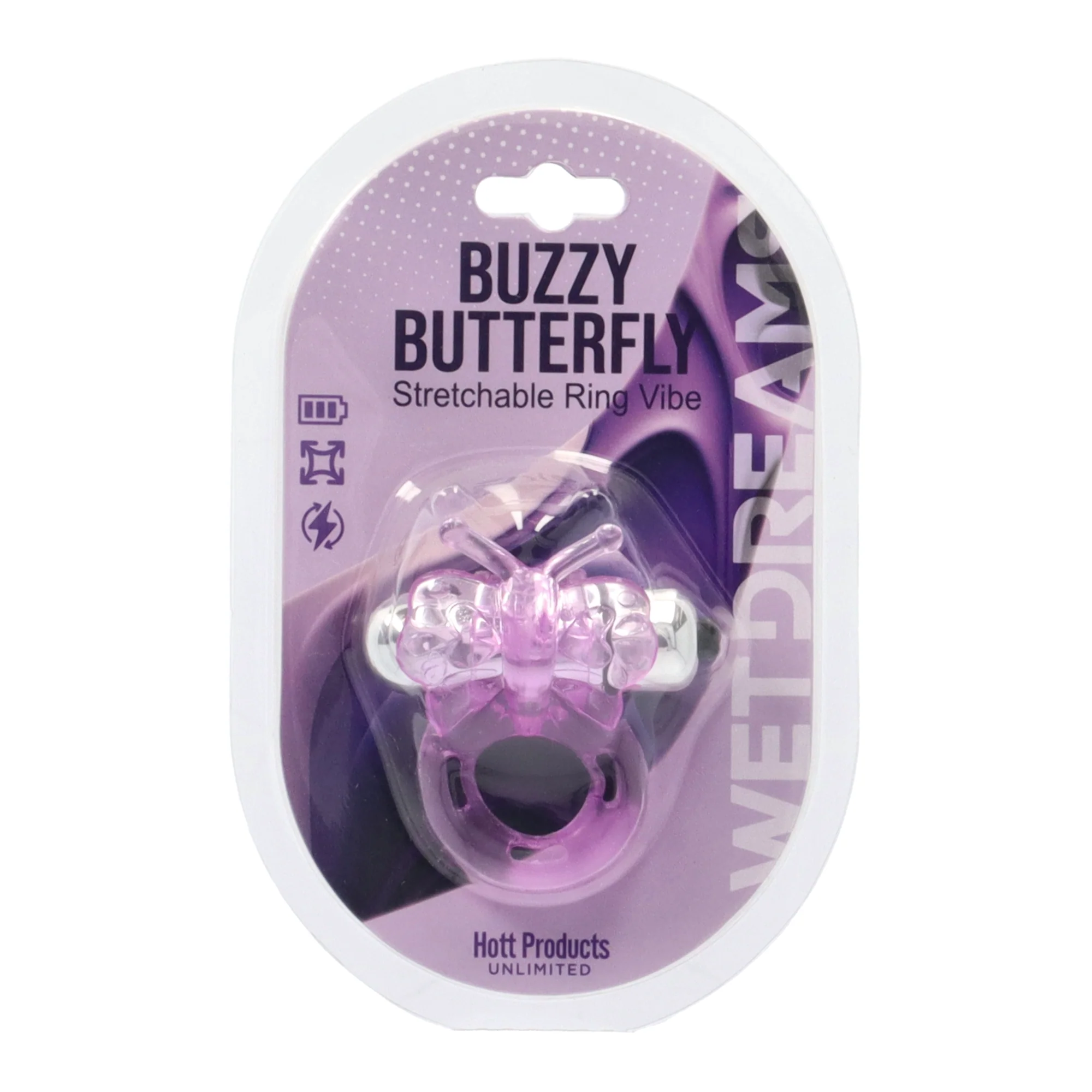 Purrfect Pets Buzzy Butterfly Silicone Stimulator with Vibrating Bullet - Image 3