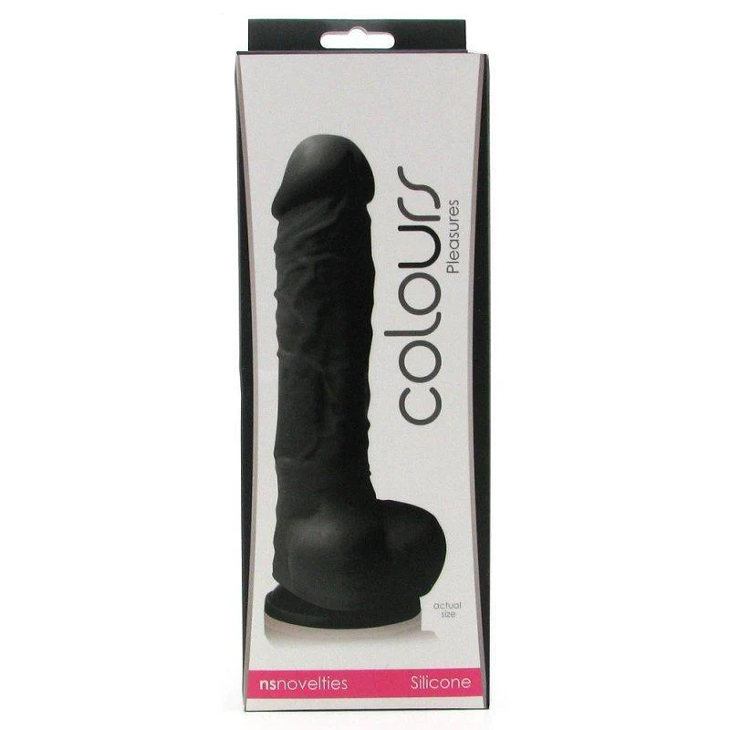 Colours Realistic 5 Inch Black Silicone Dong - Image 5