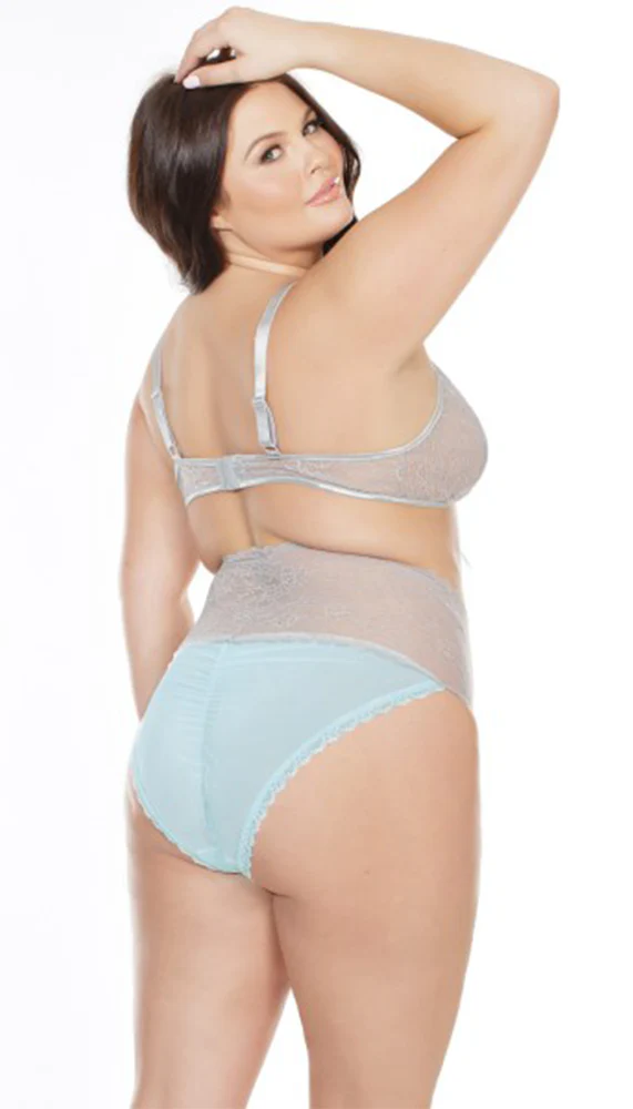 Misty Blue And Grey Bra And Panty Set - Image 4