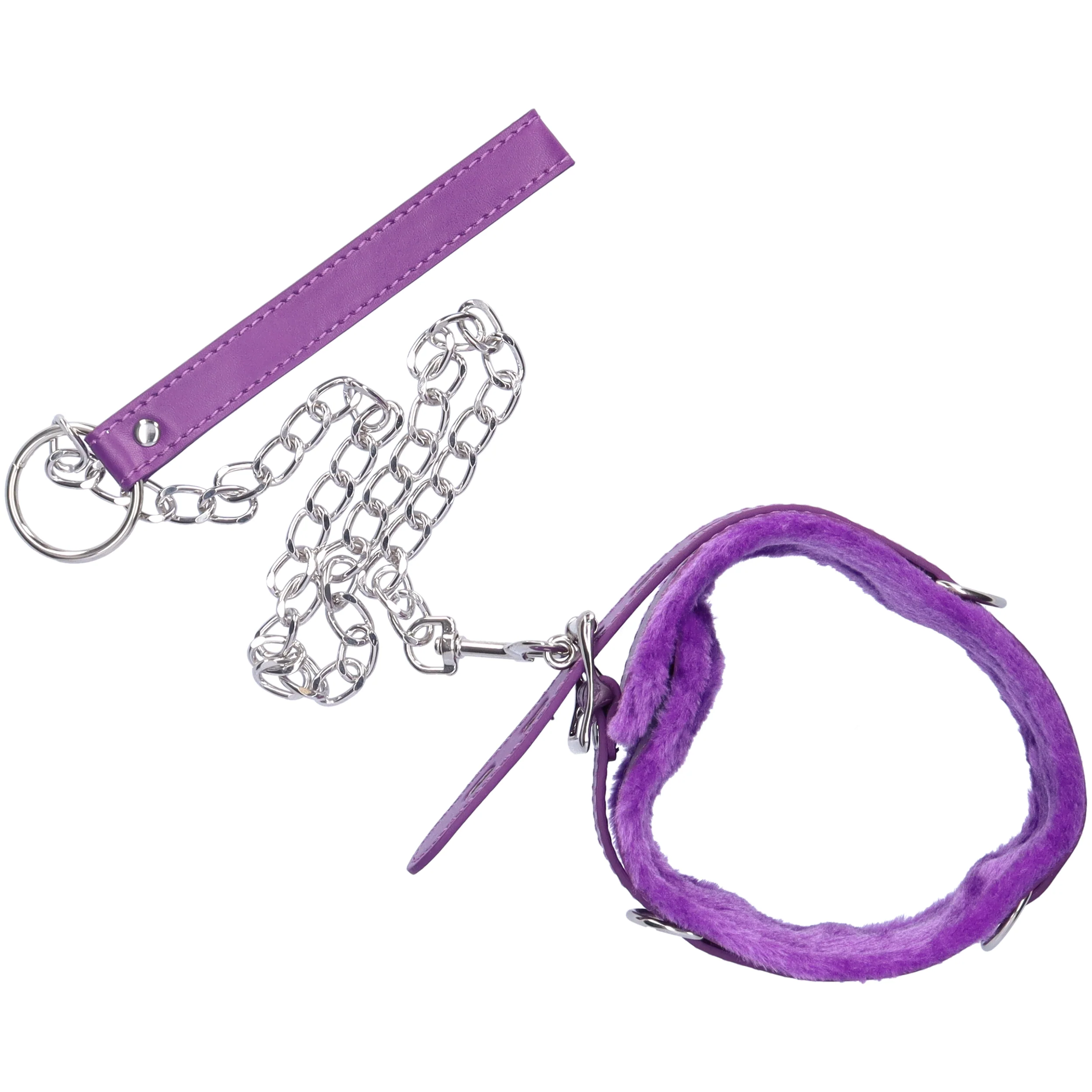 Fetish Bondage Collar and Leash - Image 3