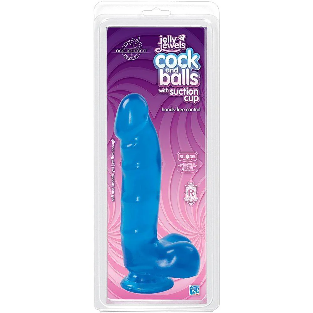 Jelly Cock & Balls Suction Cup - Image 4