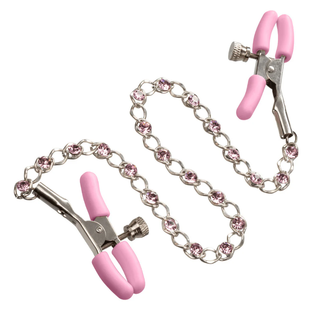 Nipple Play Crystal Chain Nipple Clamps - Image 3