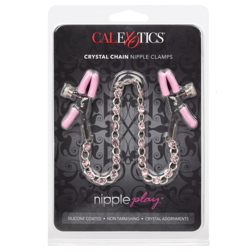 Nipple Play Crystal Chain Nipple Clamps - Image 5