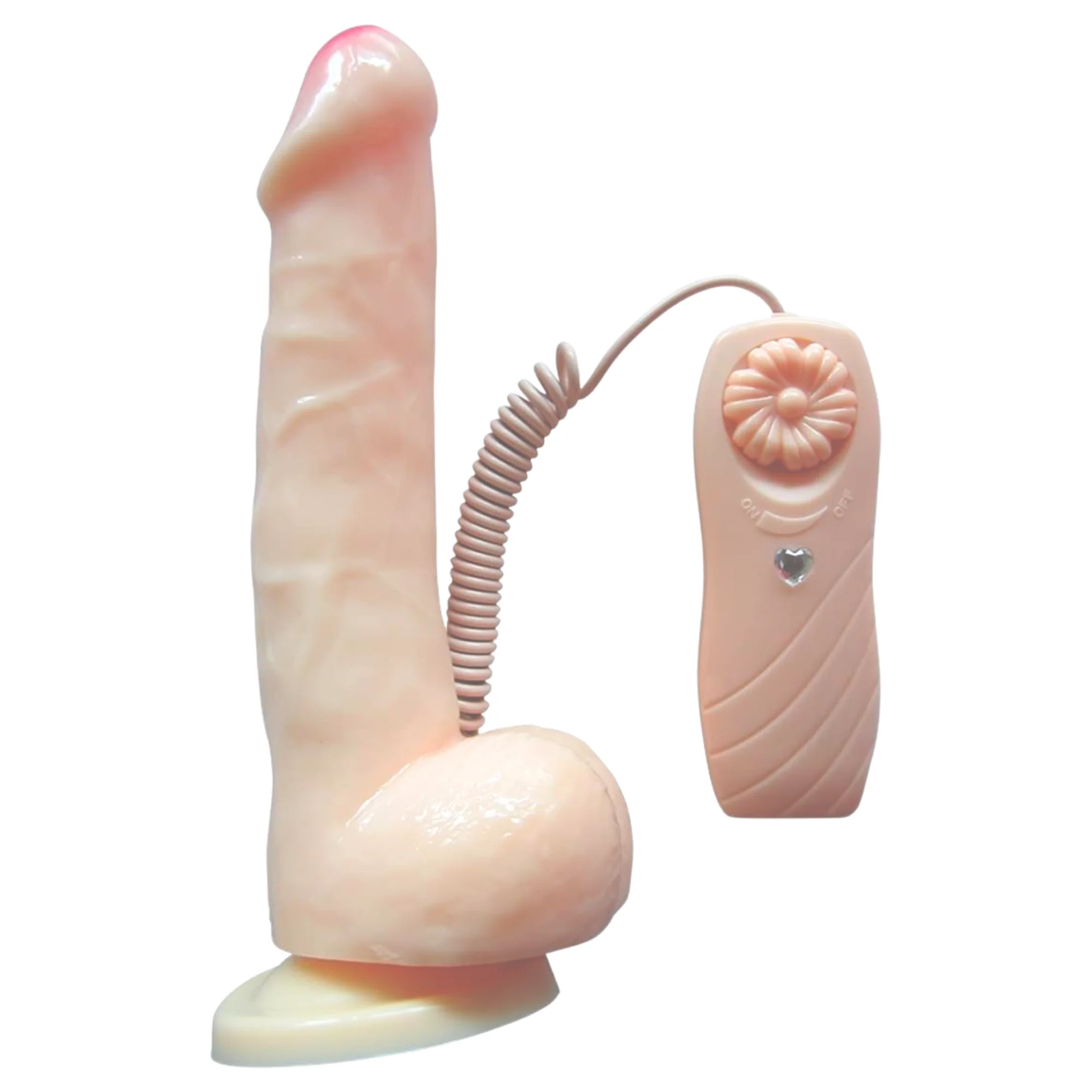 7.5 Inch Vibrating Jelly Dong with Suction Cup - Image 5