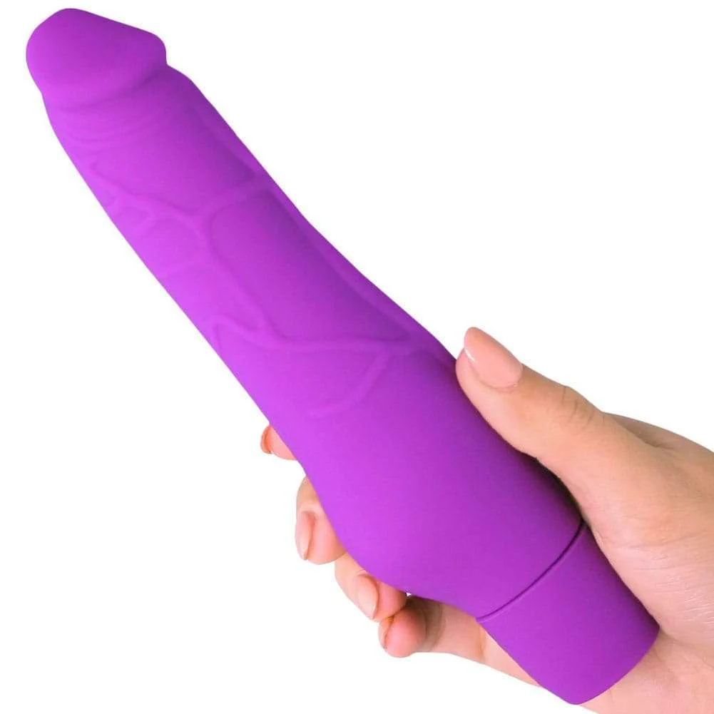 Silicone Vibrating Dildo with Realistic Penis Shape - Comes with Suction Cup Attachment! - Image 3