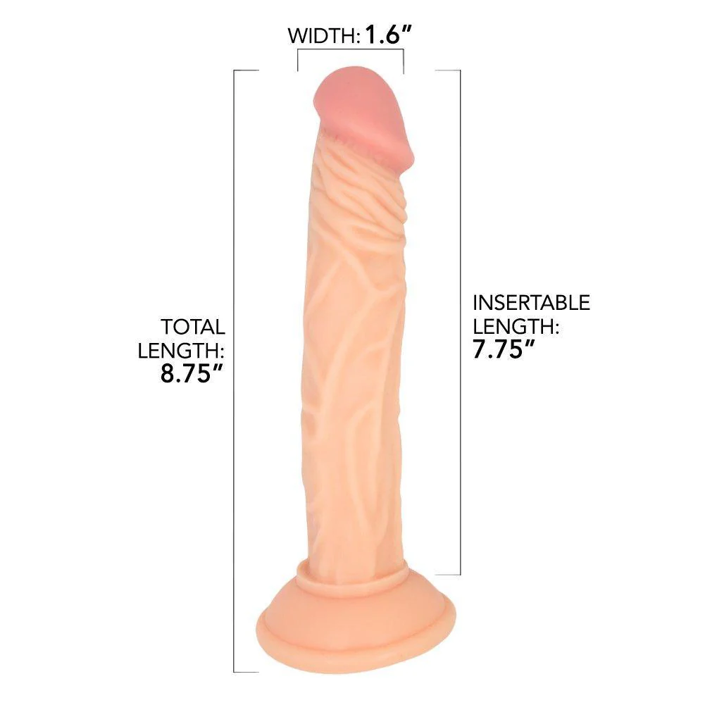 Mr. Real Skin Best-Selling #1 8.5 Inch Vibrating Suction-Cup Dildo - Image 13