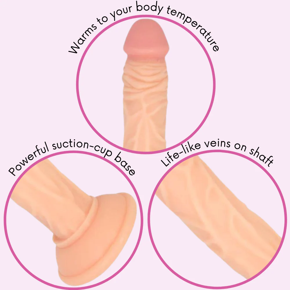 Mr. Real Skin Best-Selling #1 8.5 Inch Vibrating Suction-Cup Dildo - Image 6