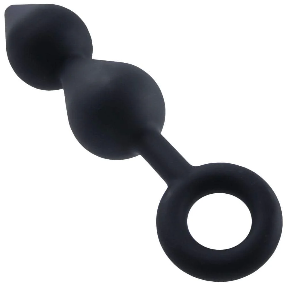 Tapered Silicone Anal Probe With Looped Base - Image 4