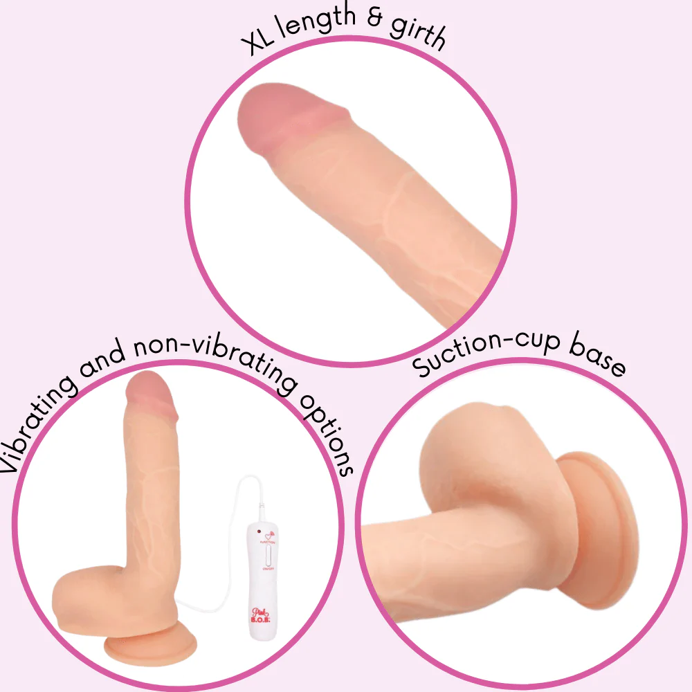 XL & Thick Vibrating Pleasure Dildo - Best Seller! - Image 5